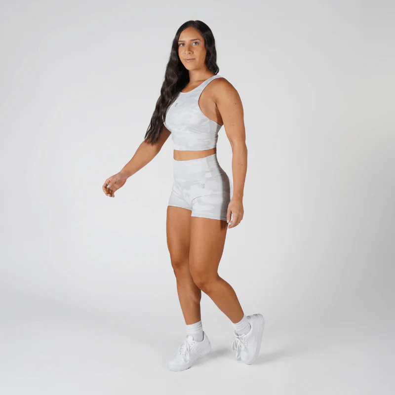 Revive High Neck Bra - White Camo - Image 6