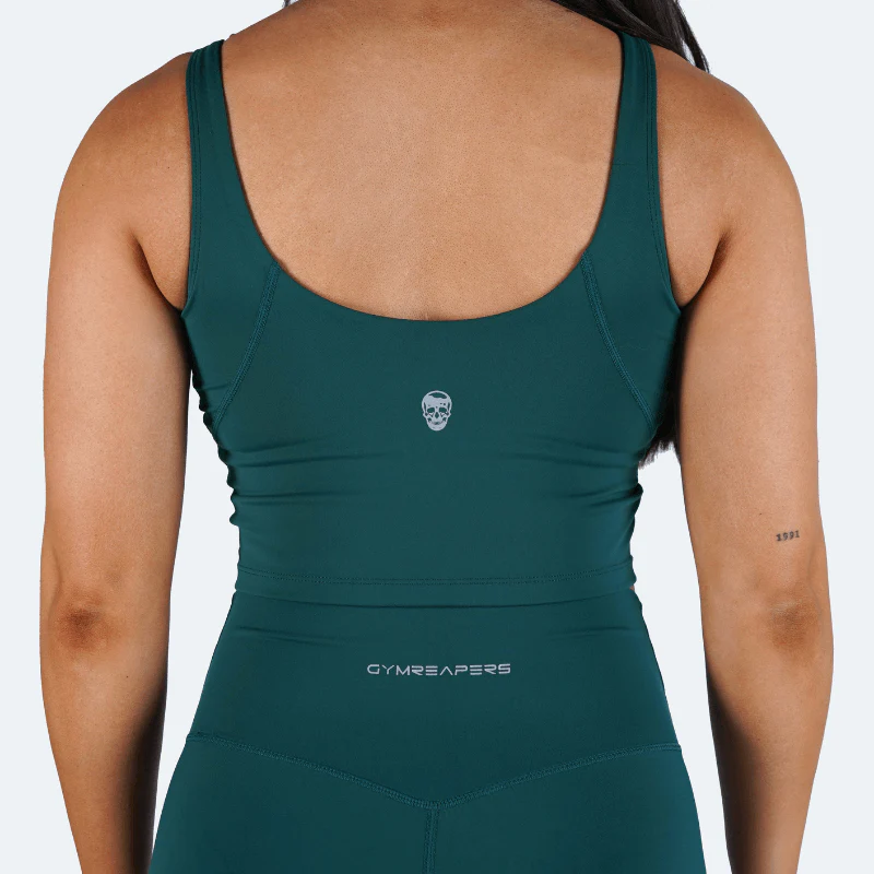 Revive Skull Tank Top - Emerald - Image 2