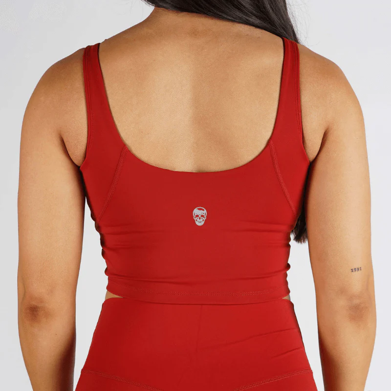 Revive Skull Tank Top - Red - Image 2