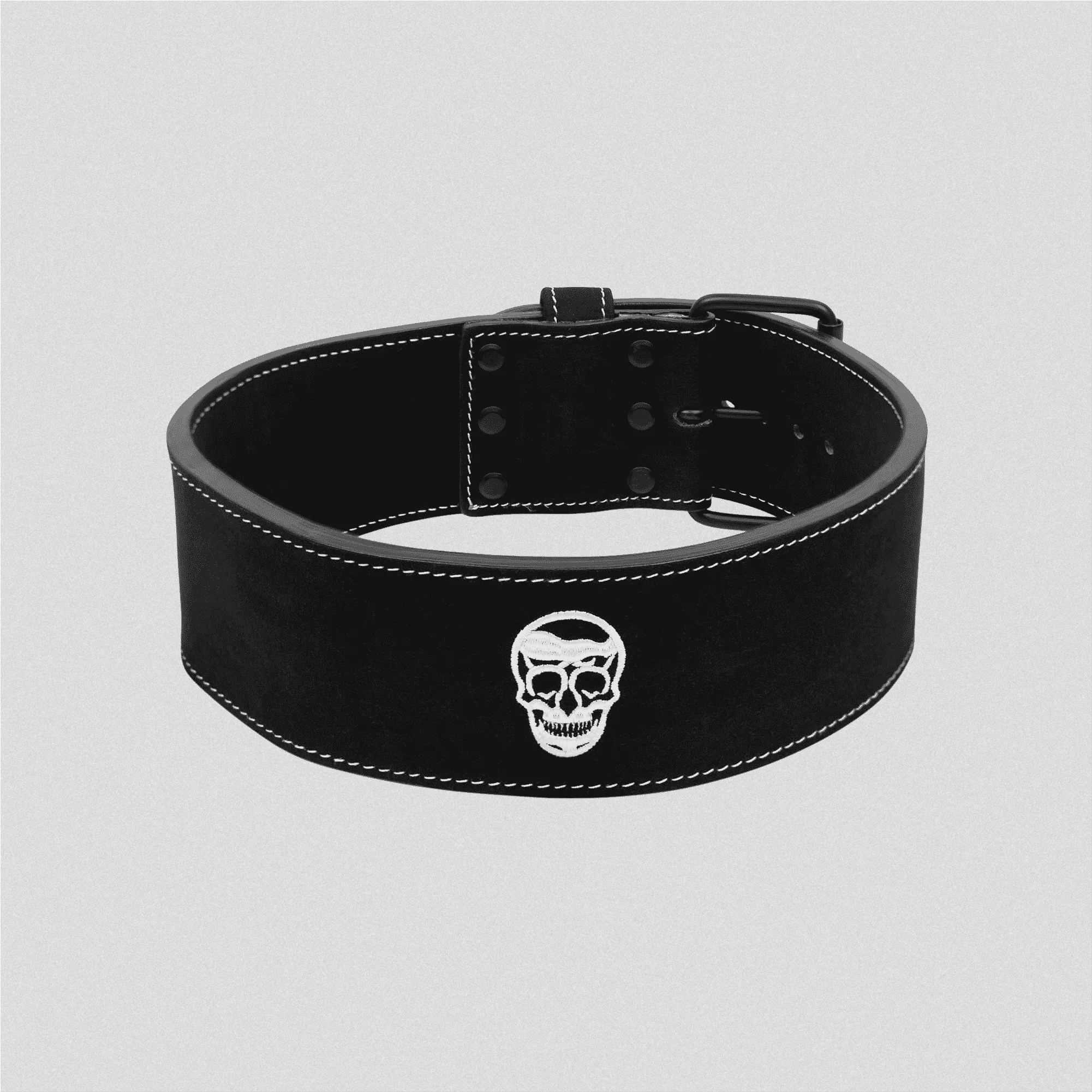 10MM Single Prong Belt - Black/White - Image 2