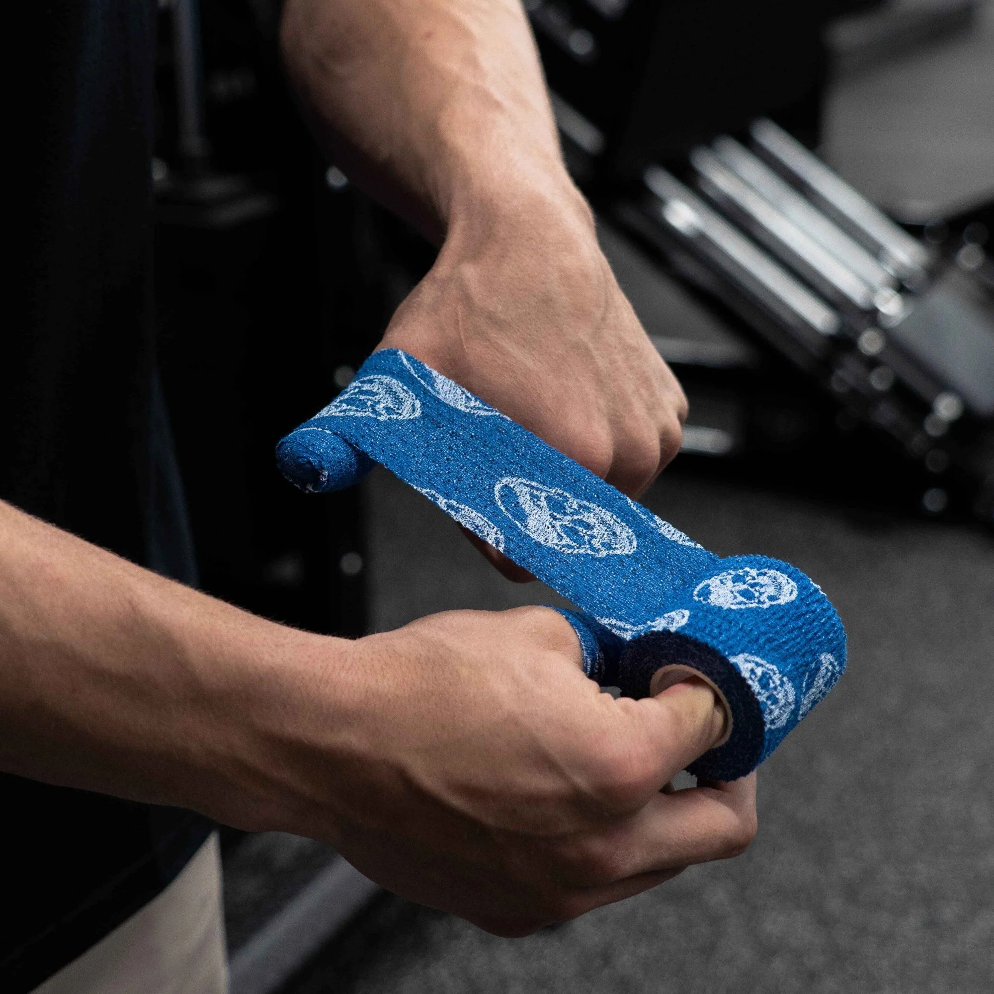 Gymreapers Skull Tape - Navy - Image 6