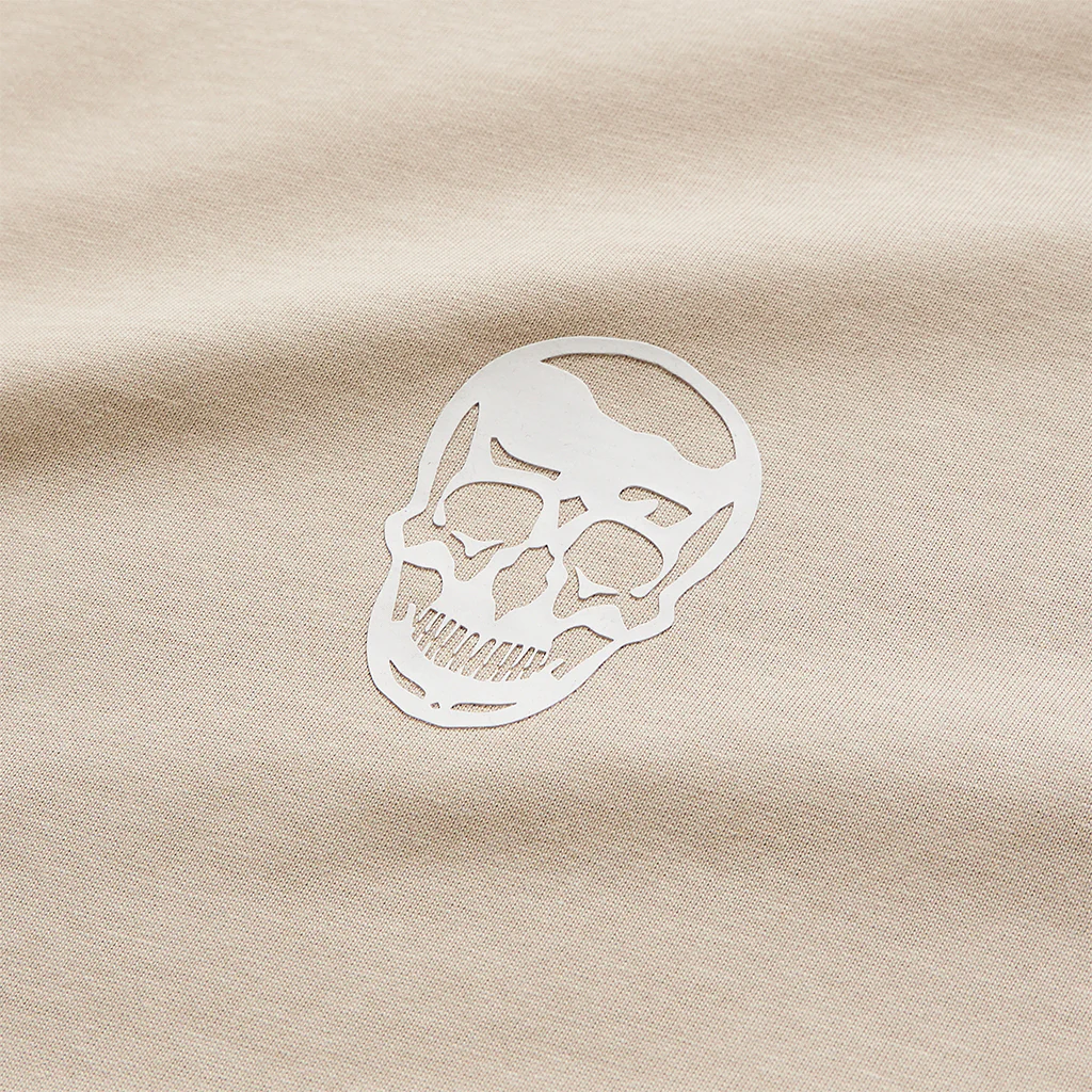 Skull Tee - Khaki - Image 3