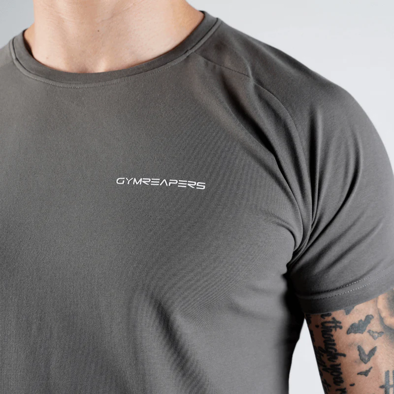 Slim Performance Tee - Charcoal - Image 3