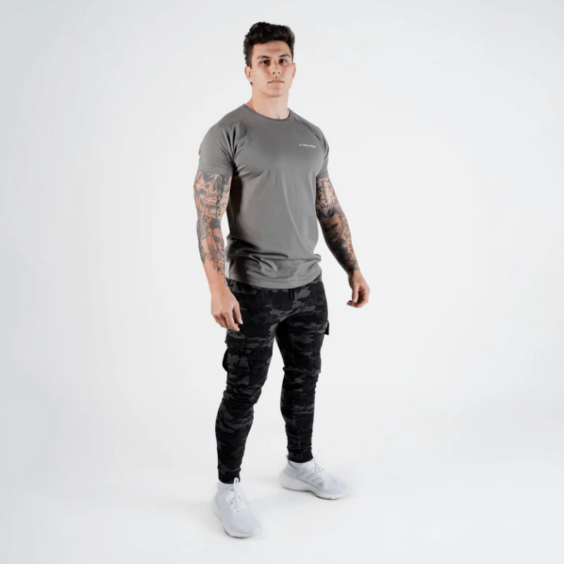 Slim Performance Tee - Charcoal - Image 4
