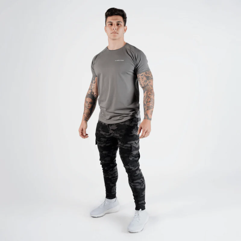 Slim Performance Tee - Charcoal - Image 5
