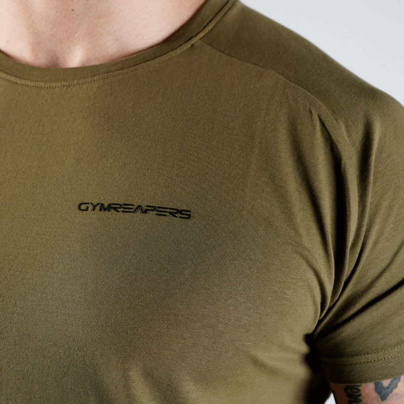 Slim Performance Tee - OD Green - Image 3