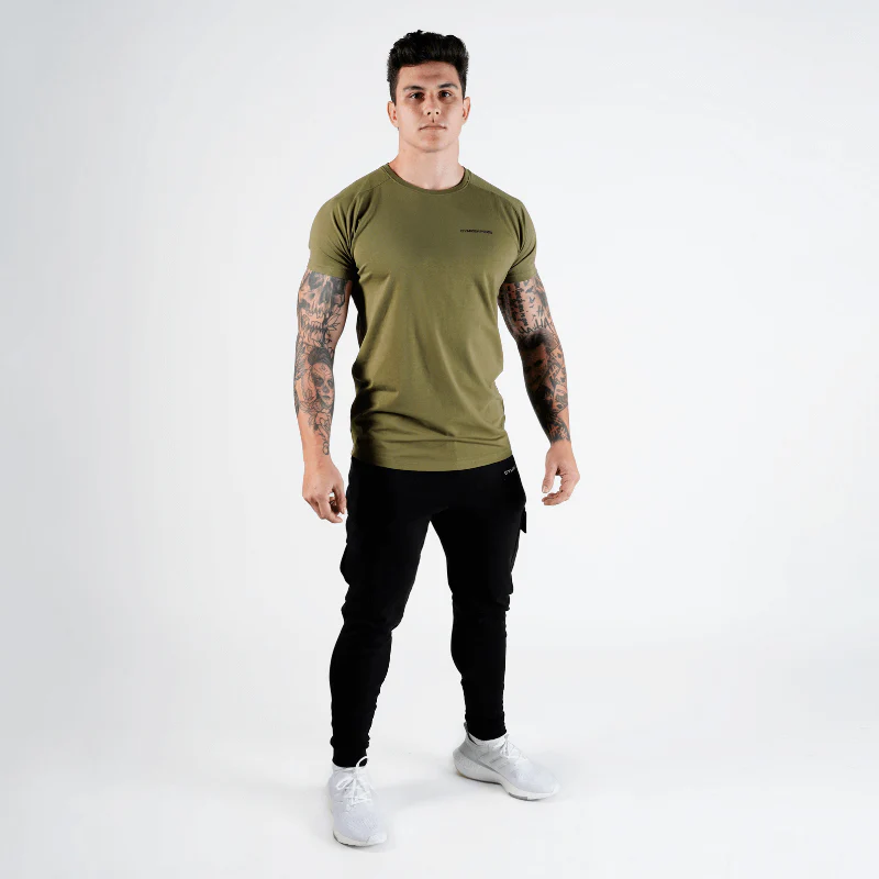 Slim Performance Tee - OD Green - Image 4