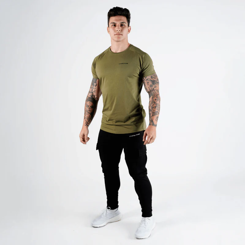 Slim Performance Tee - OD Green - Image 5