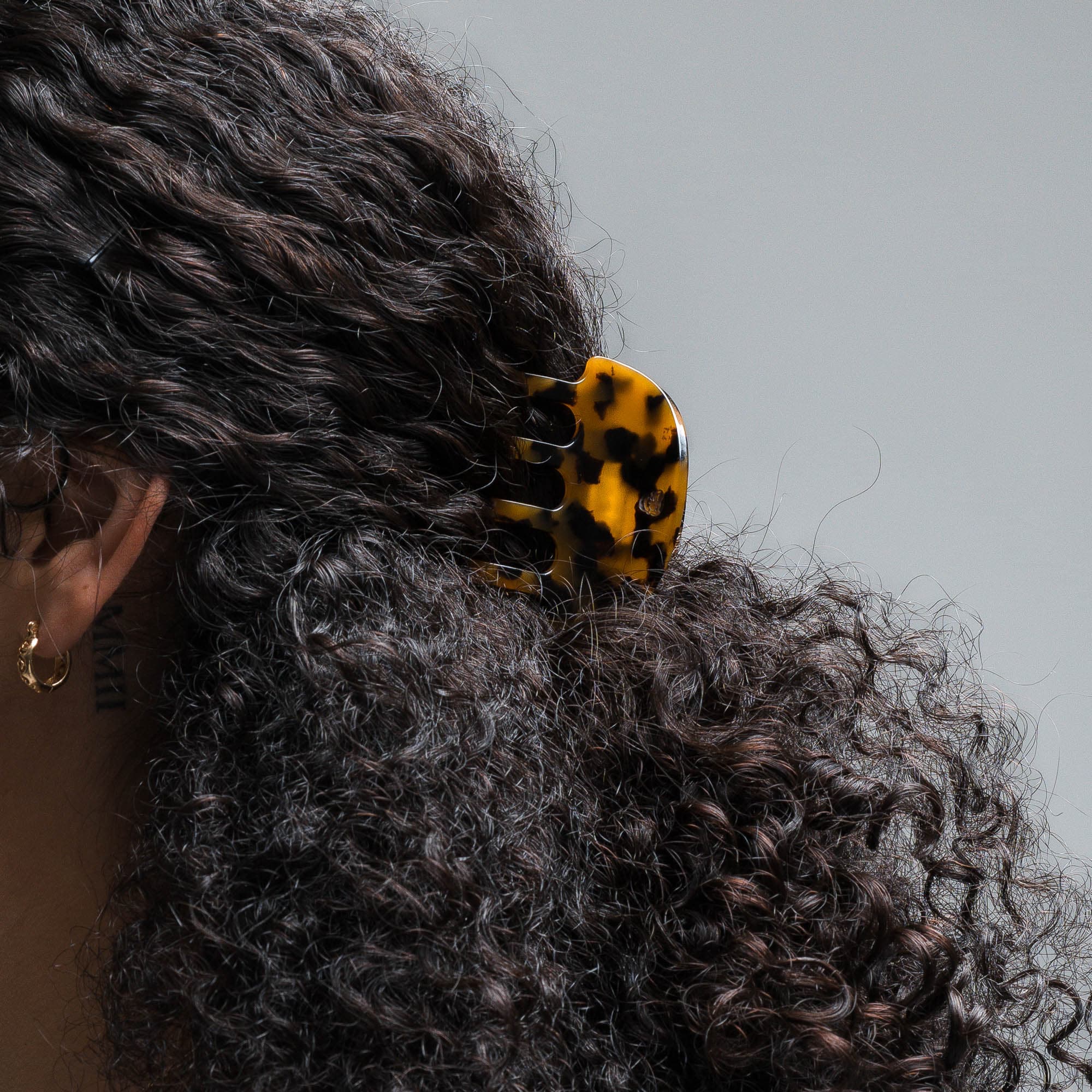 Small Claw Clip - Tortoise Shell Brown - Image 7