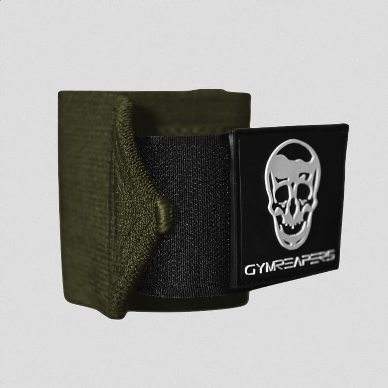 Stiff Wrist Wraps - Heavy Duty Wrist Support - OD Green - Image 2