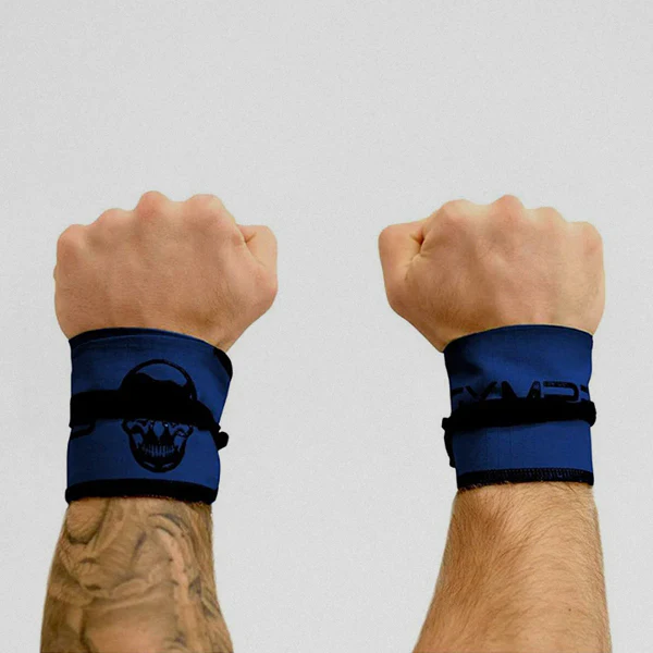 Strength Wrist Wraps - Adjustable Support - Navy - Image 2