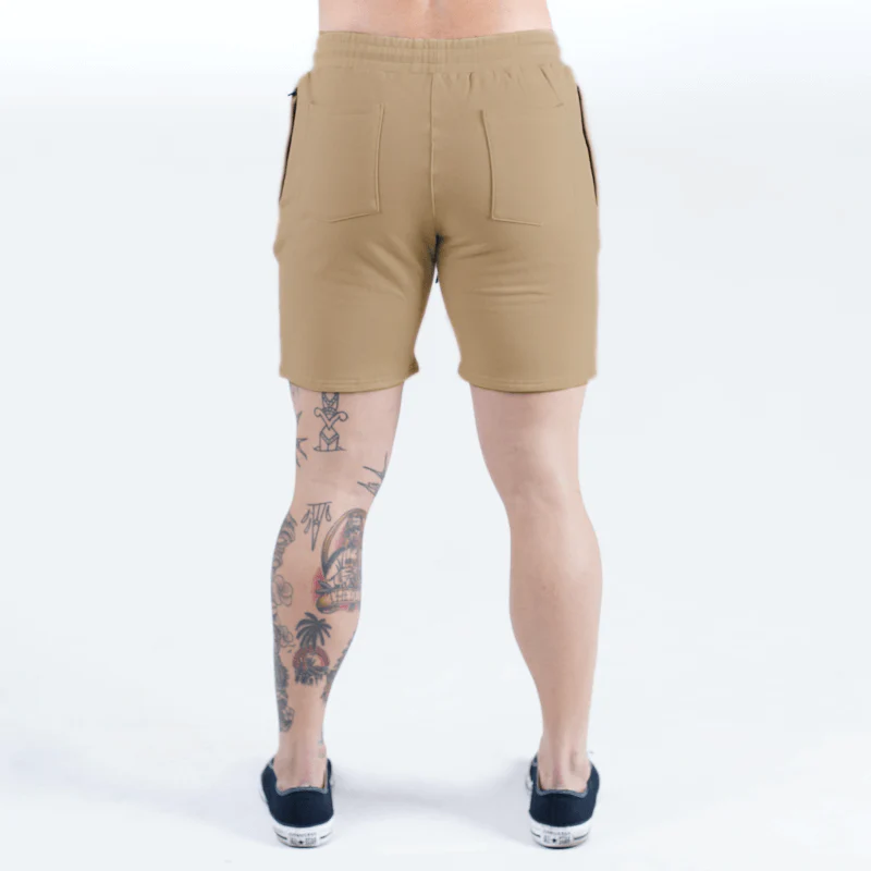 Essential Sweat Shorts - Tan - Image 4