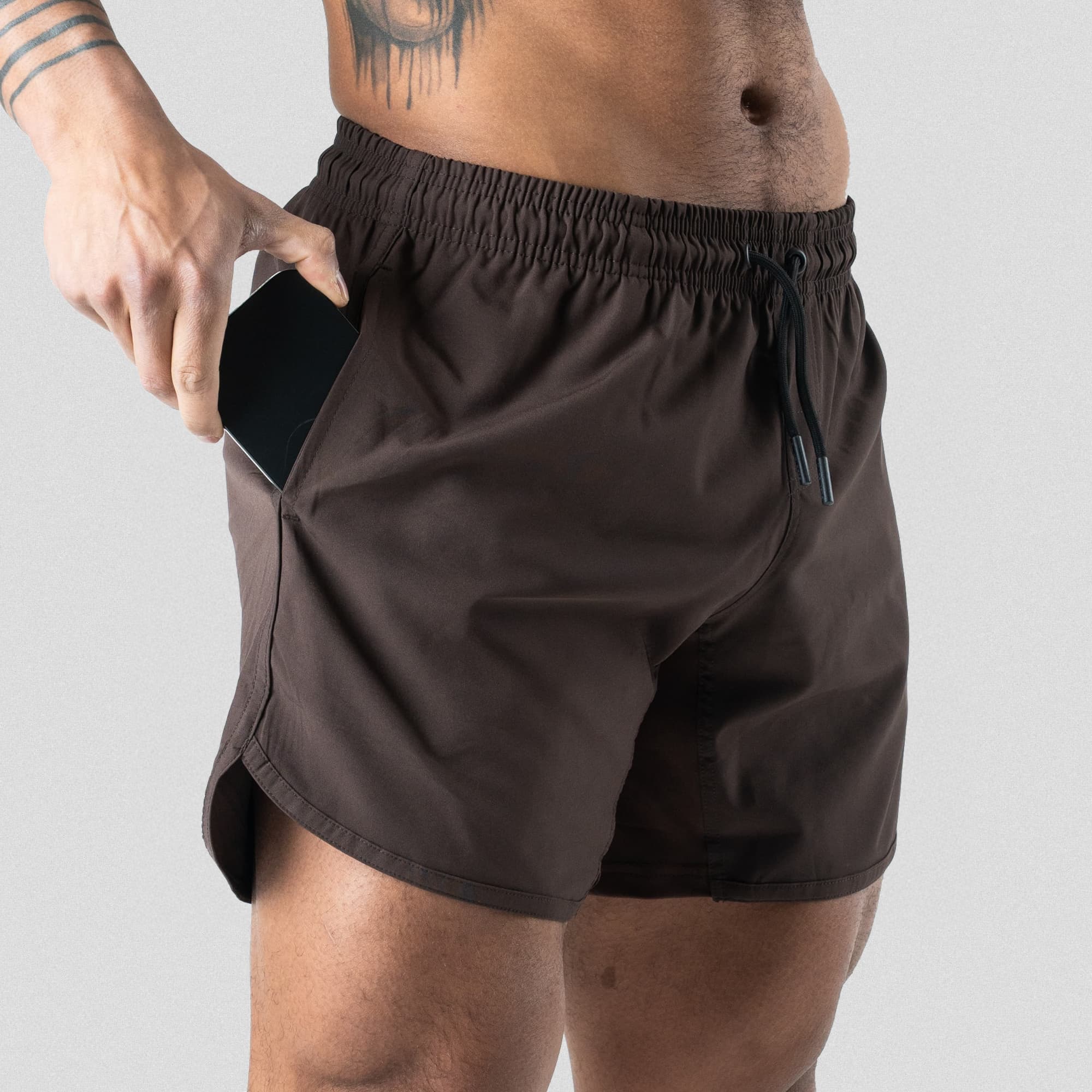 Training Shorts - Brown - Image 6