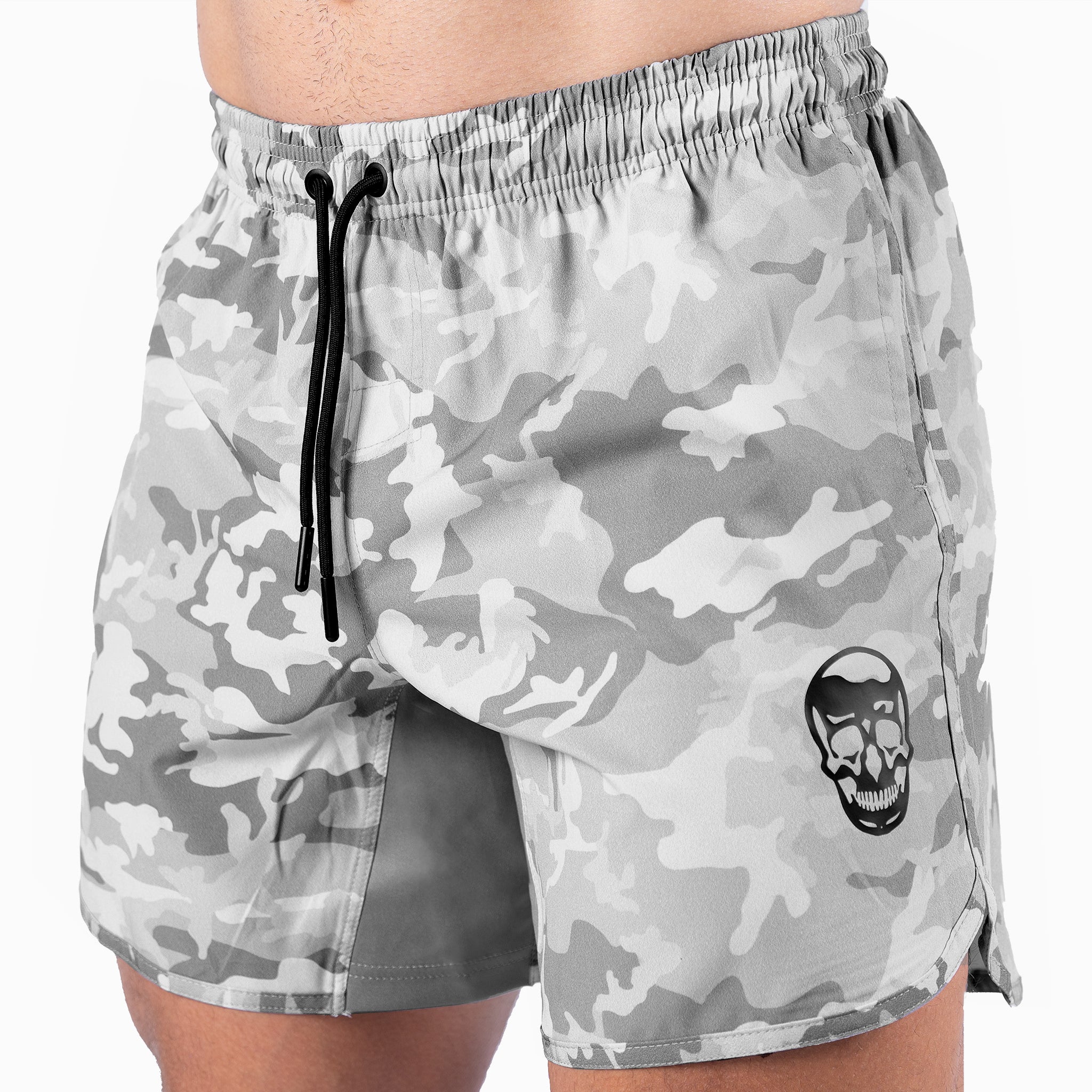 Training Shorts - White Camo - Image 4