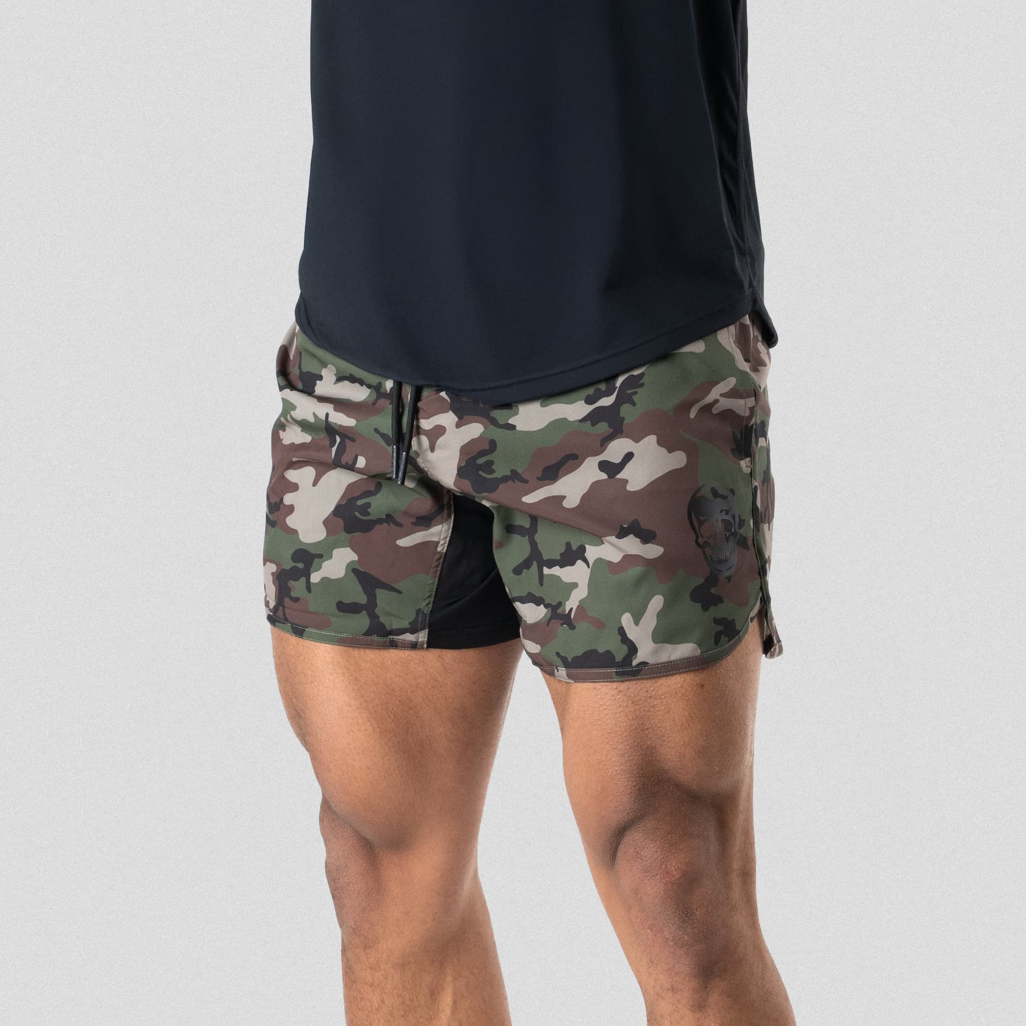 Training Shorts - Woodland Camo - Image 4