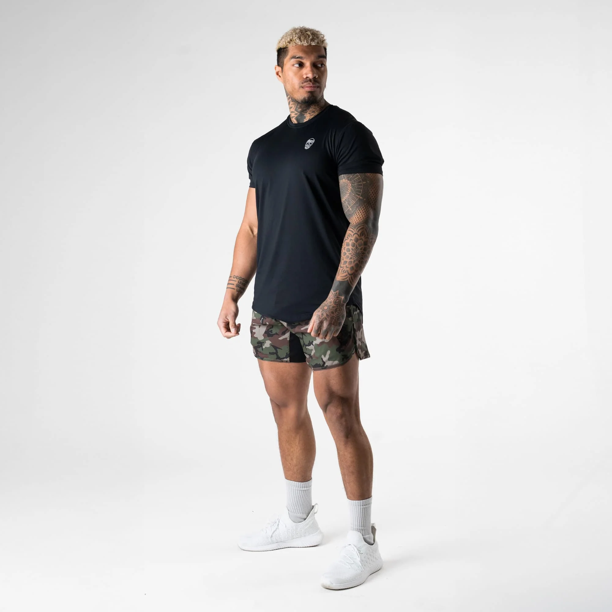 Training Shorts - Woodland Camo - Image 7