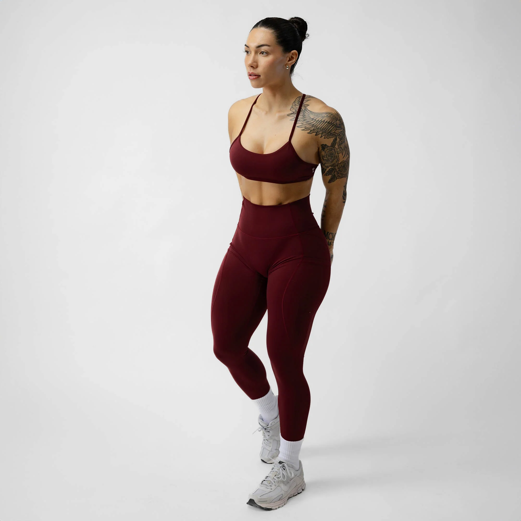 Victory Leggings - Wine - Image 5
