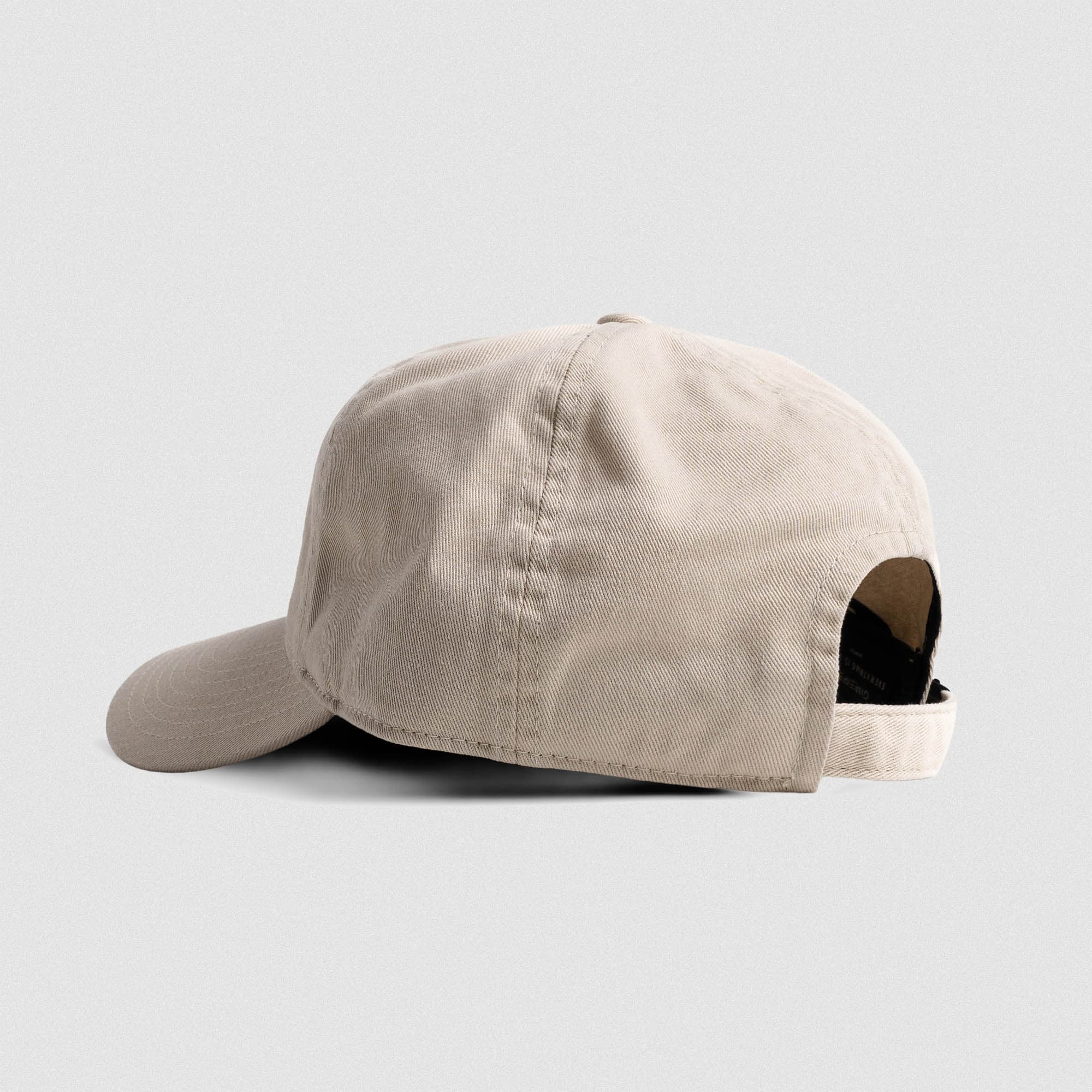 Washed 6-Panel Dad Hat - Tan - Image 2