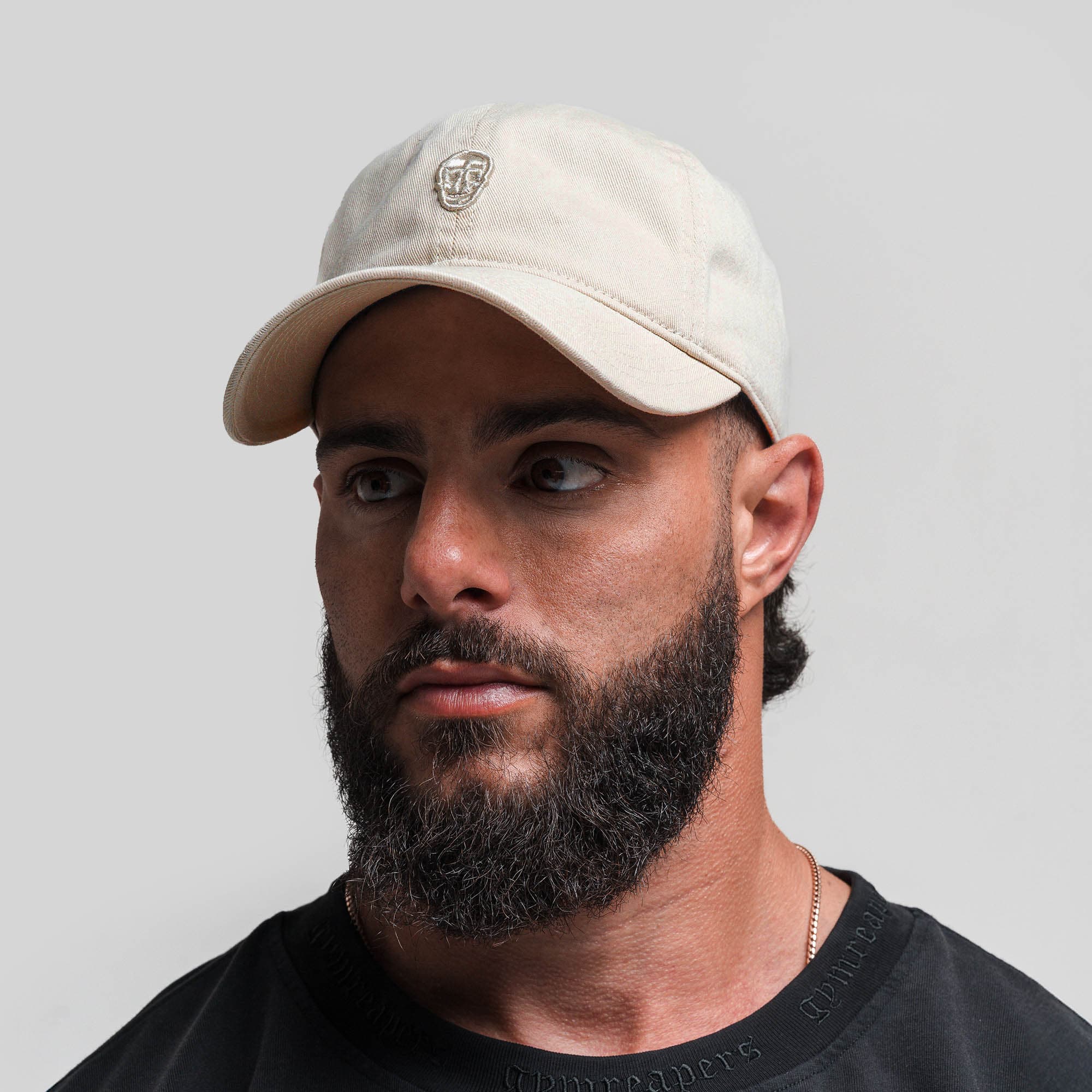Washed 6-Panel Dad Hat - Tan - Image 4