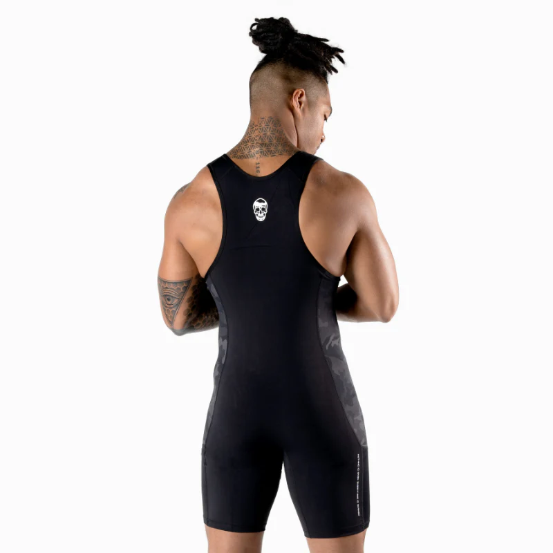 Apex Weightlifting Singlet - Midnight Camo (IPF Approved) - Image 6
