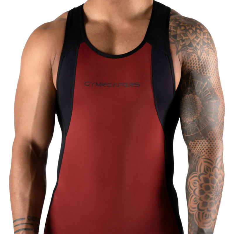 Apex Weightlifting Singlet - Burgundy (IPF Approved) - Image 4