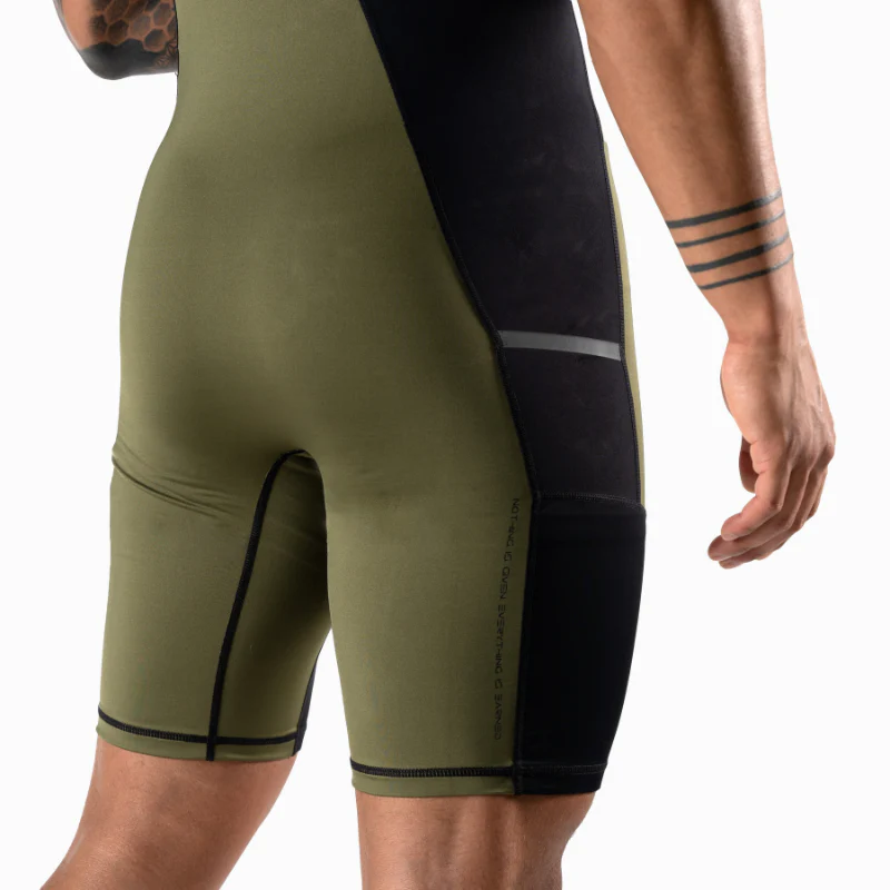 Apex Weightlifting Singlet - OD Green (IPF Approved) - Image 5