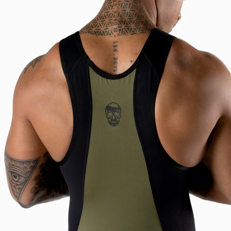 Apex Weightlifting Singlet - OD Green (IPF Approved) - Image 7
