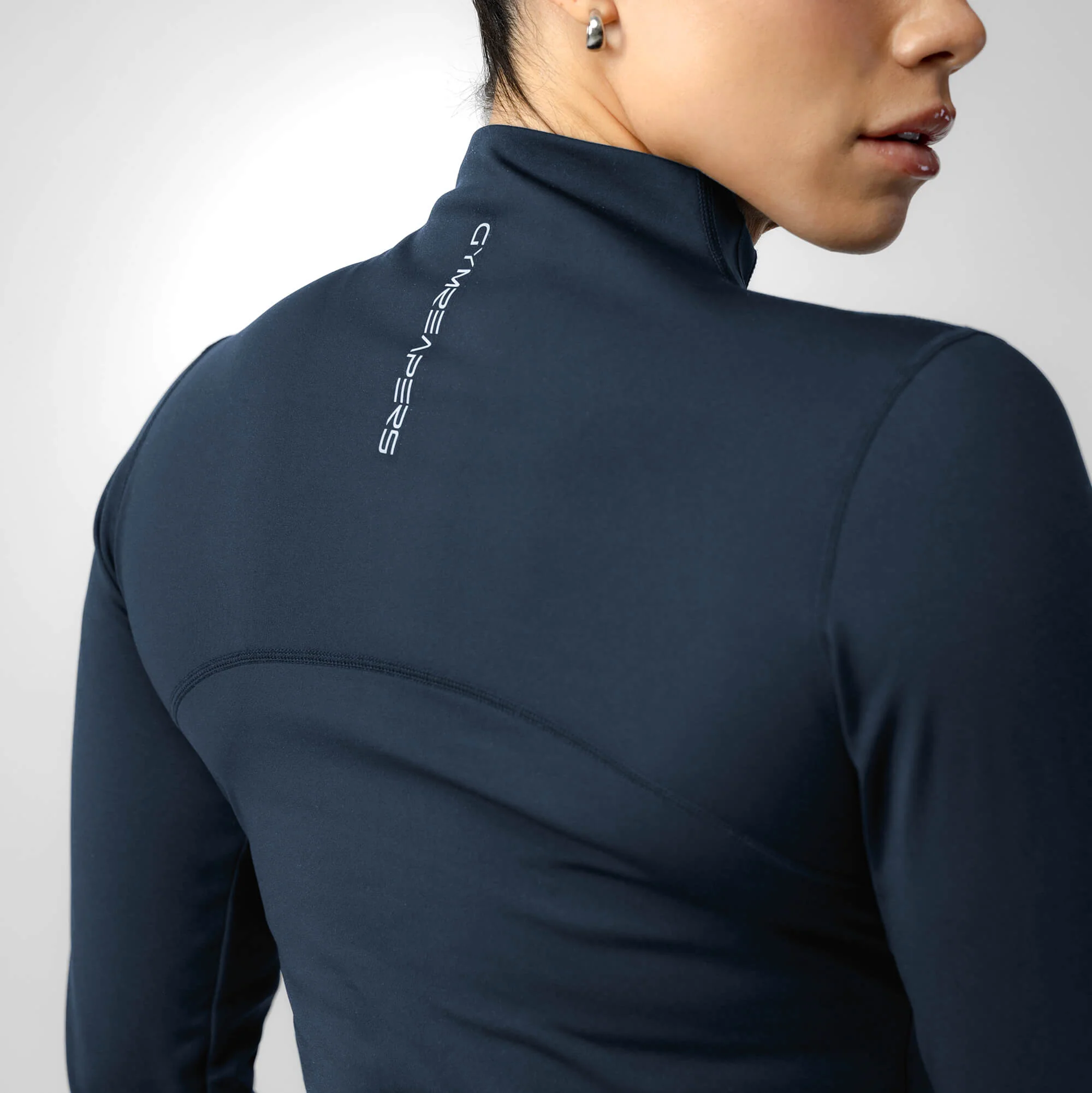 Women's Performance Running Jacket - Navy - Image 4