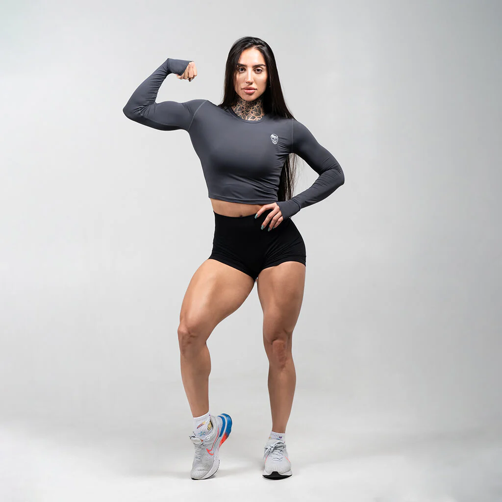Women's Performance Long Sleeve - Obsidian - Image 4
