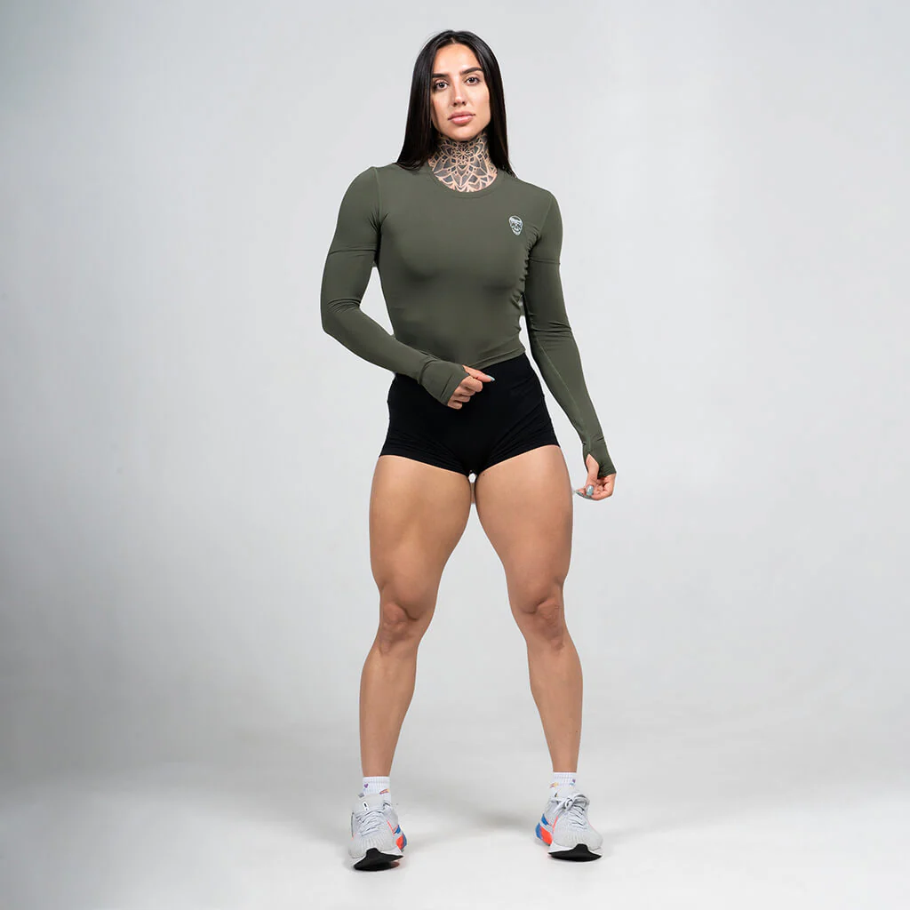 Women's Performance Long Sleeve - OD Green - Image 4