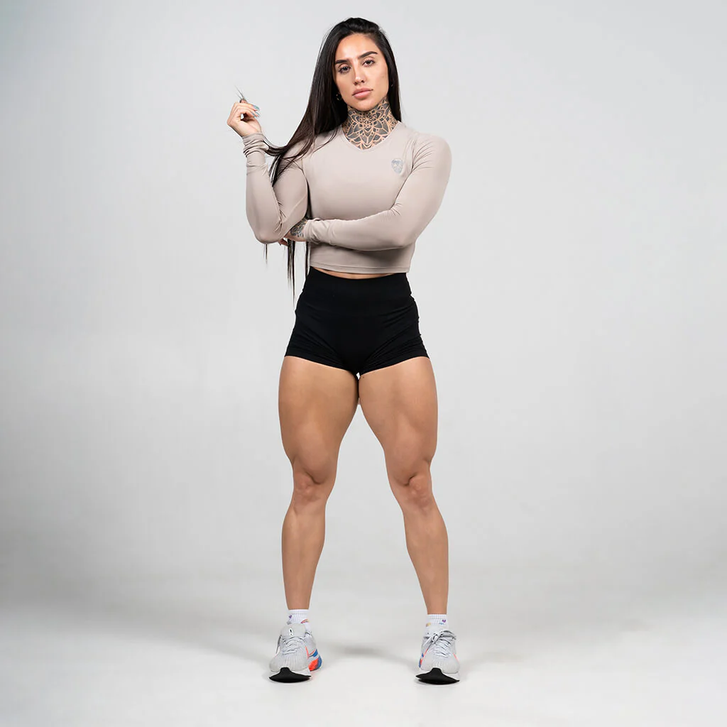 Women's Performance Long Sleeve - Taupe - Image 5