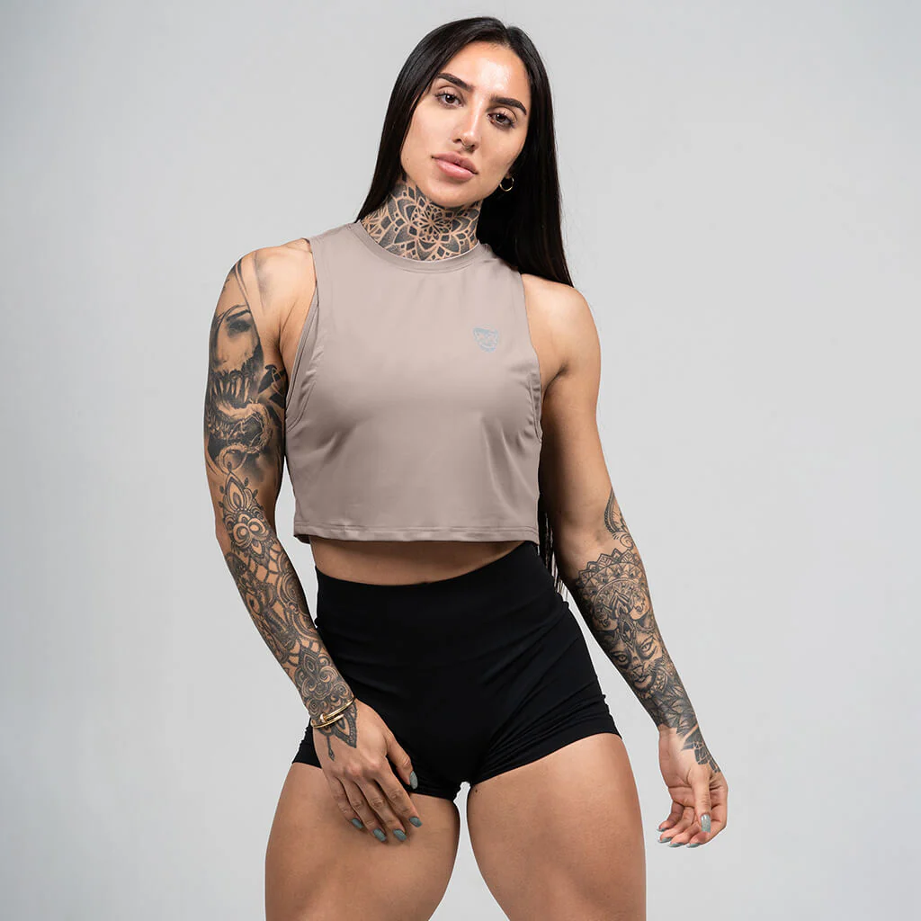 Women's Performance Tank - Taupe - Image 3