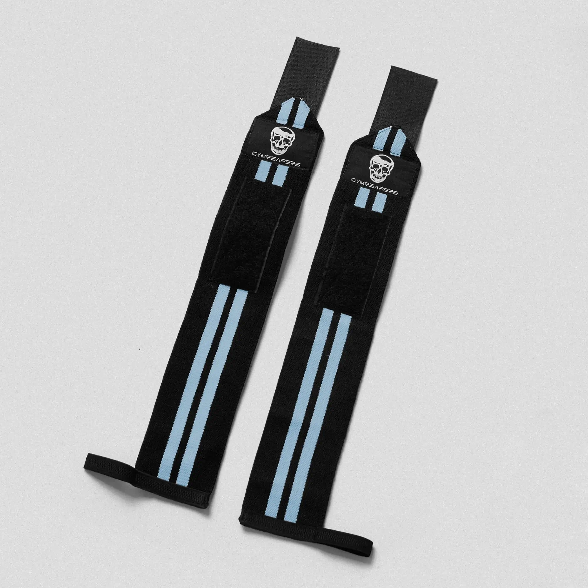 Wrist Wraps - 18" Weightlifting Wrist Support - Blue - Image 4