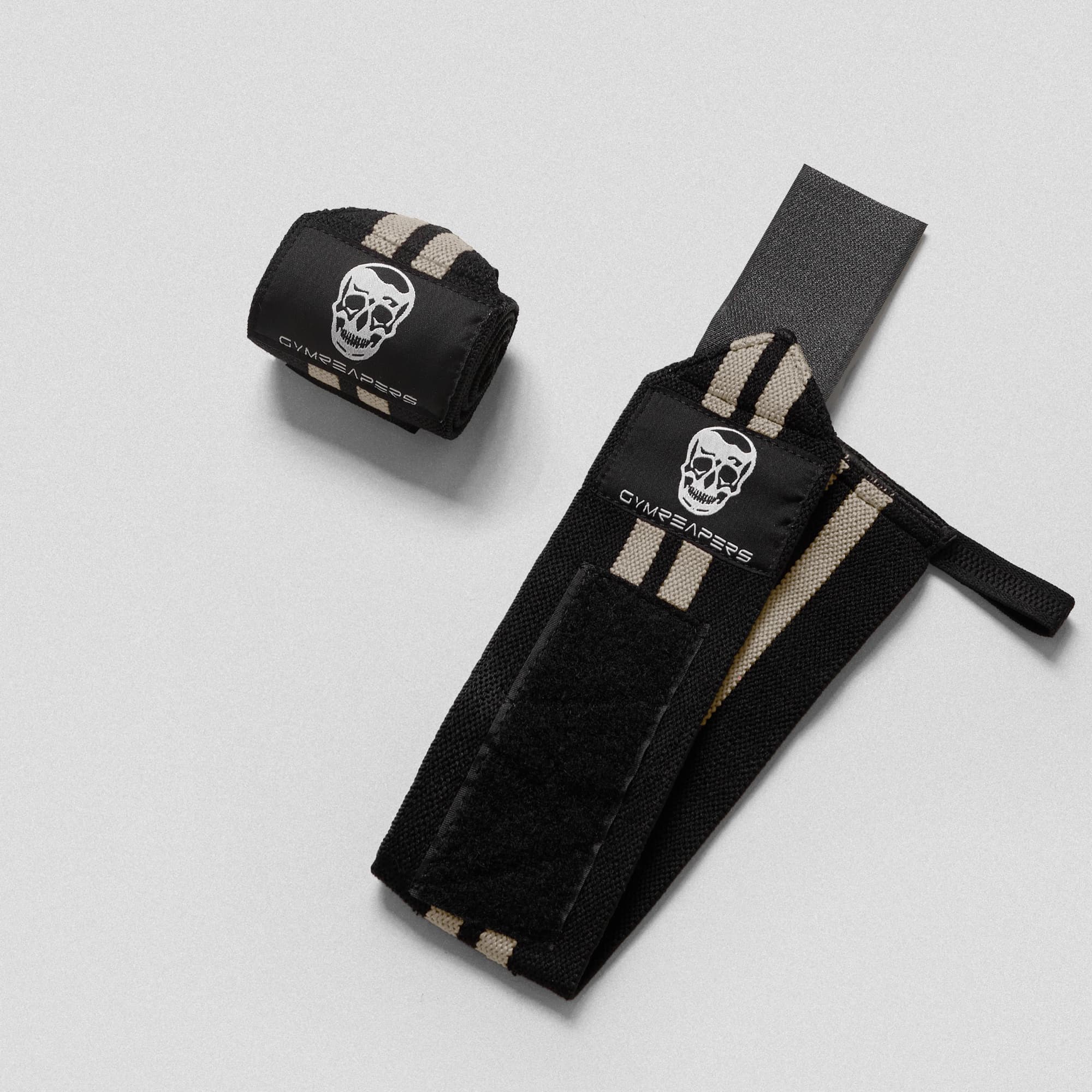 Wrist Wraps - 18" Weightlifting Wrist Support - Desert Sand - Image 4