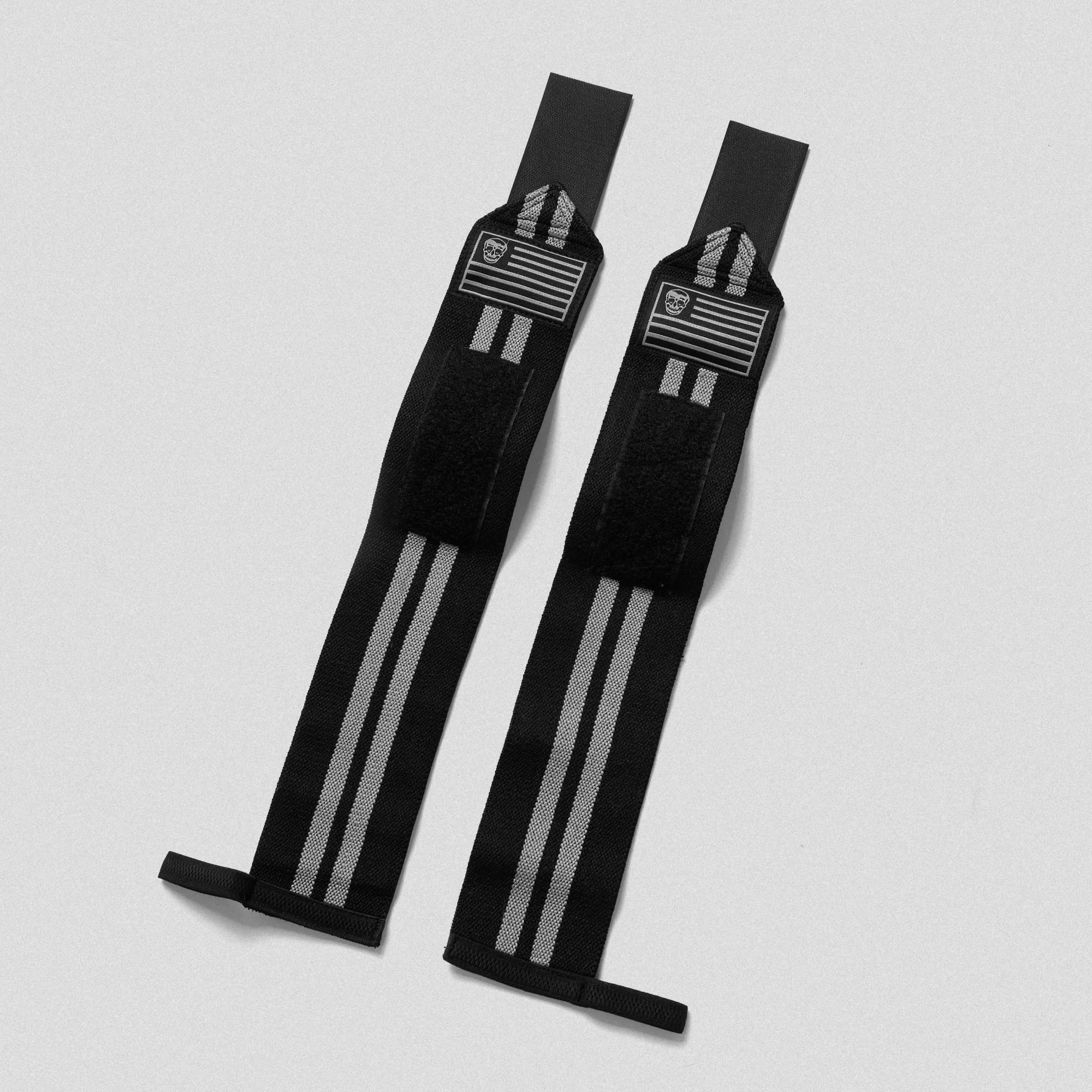 Wrist Wraps - 18" Weightlifting Wrist Support - Gray - Image 4