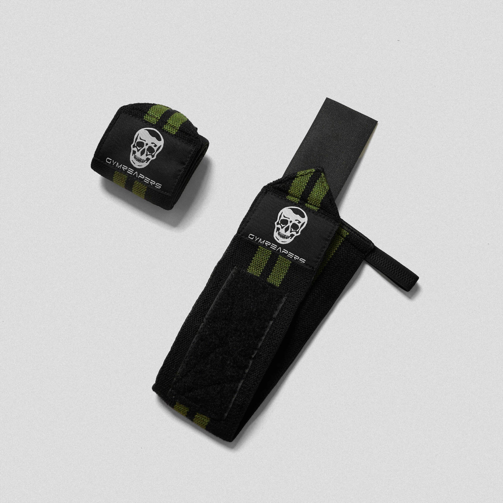 Wrist Wraps - 18" Weightlifting Wrist Support - Green - Image 3