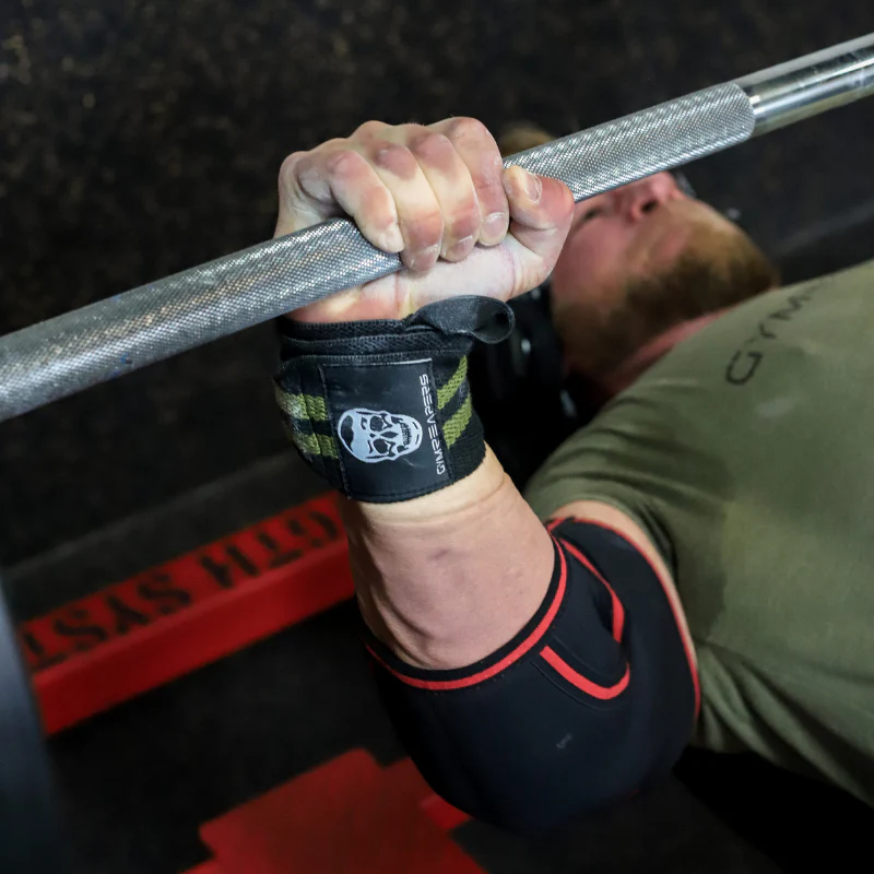 Wrist Wraps - 18" Weightlifting Wrist Support - Green - Image 7