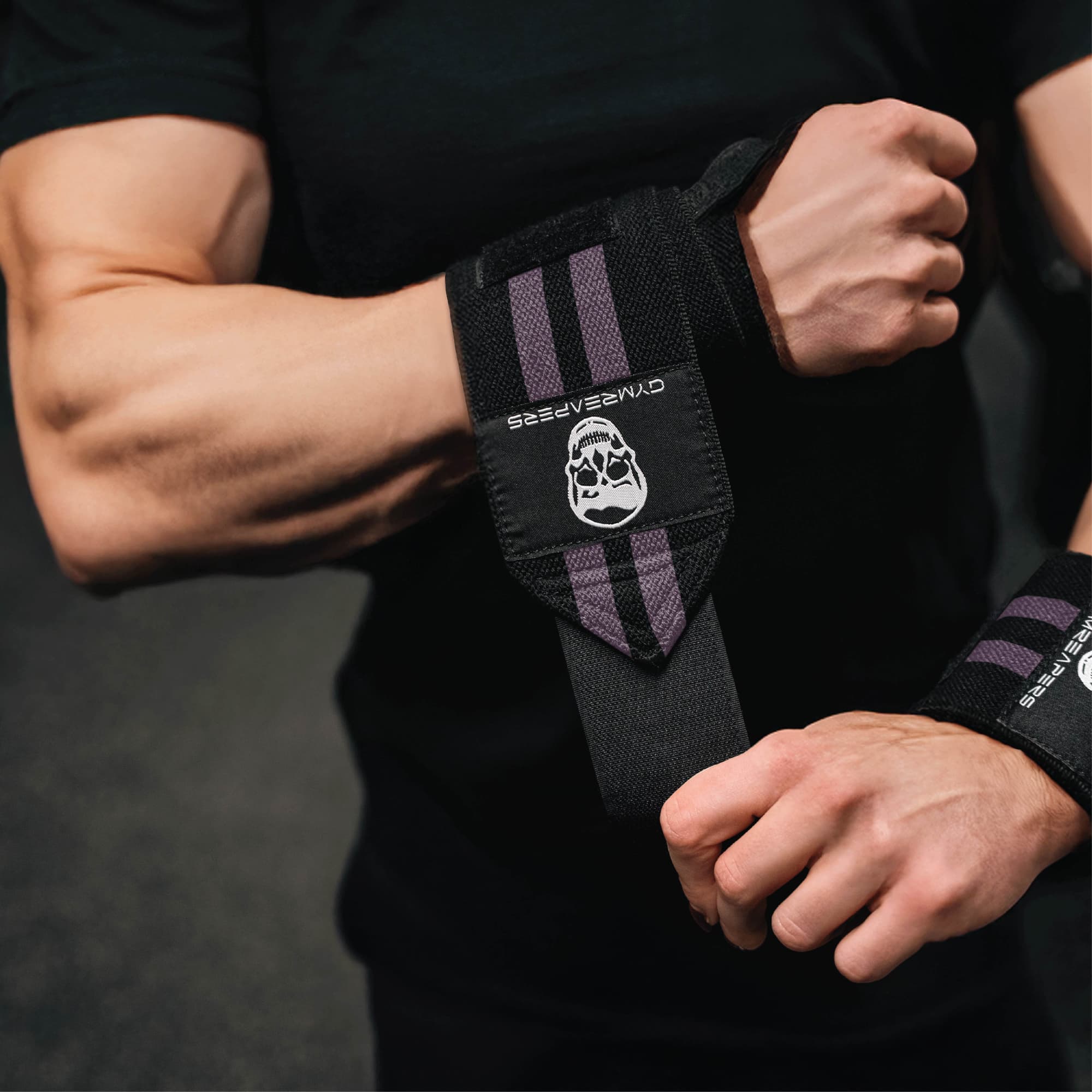 Wrist Wraps - 18" Weightlifting Wrist Support - Lilac - Image 6