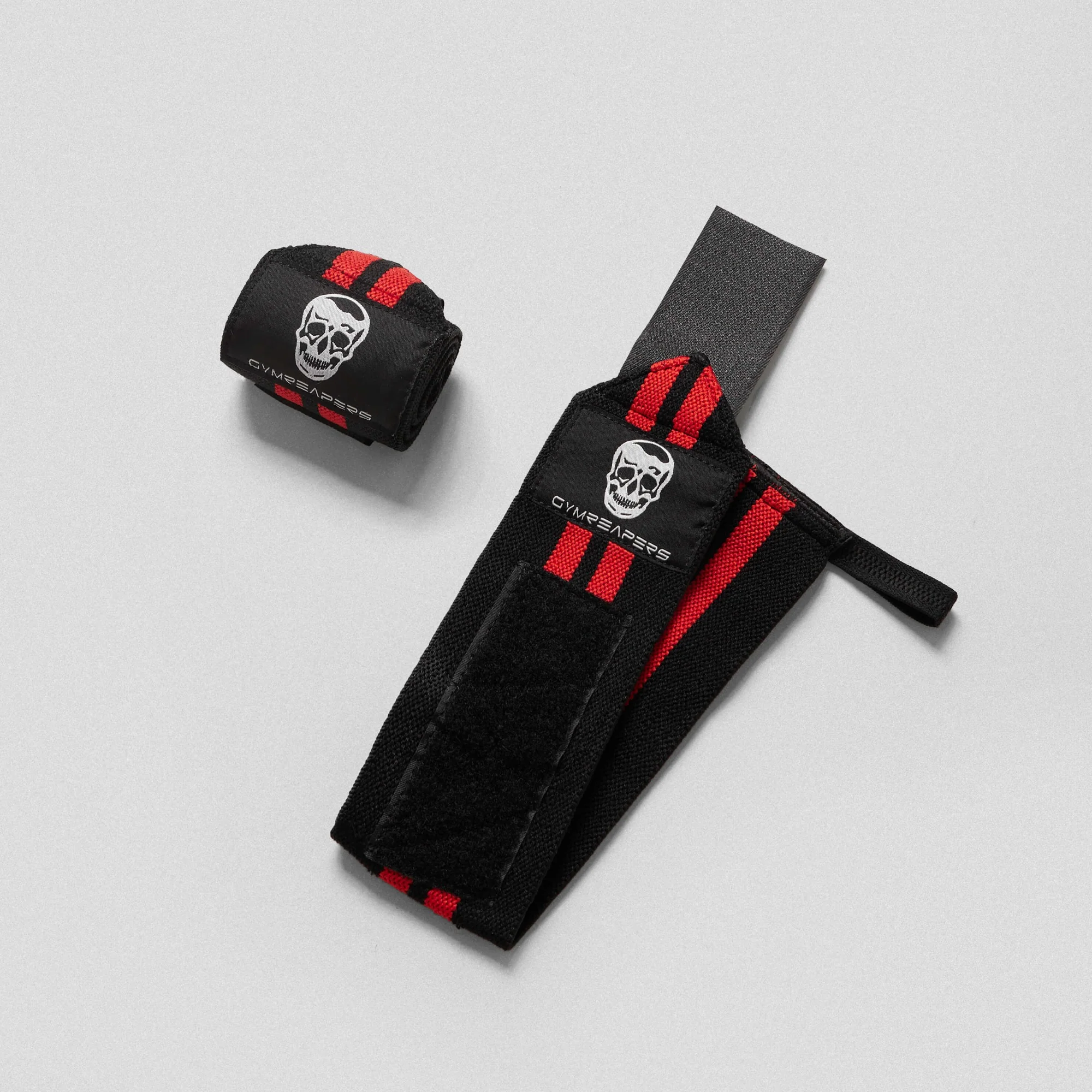 Wrist Wraps - 18" Weightlifting Wrist Support - Red - Image 3