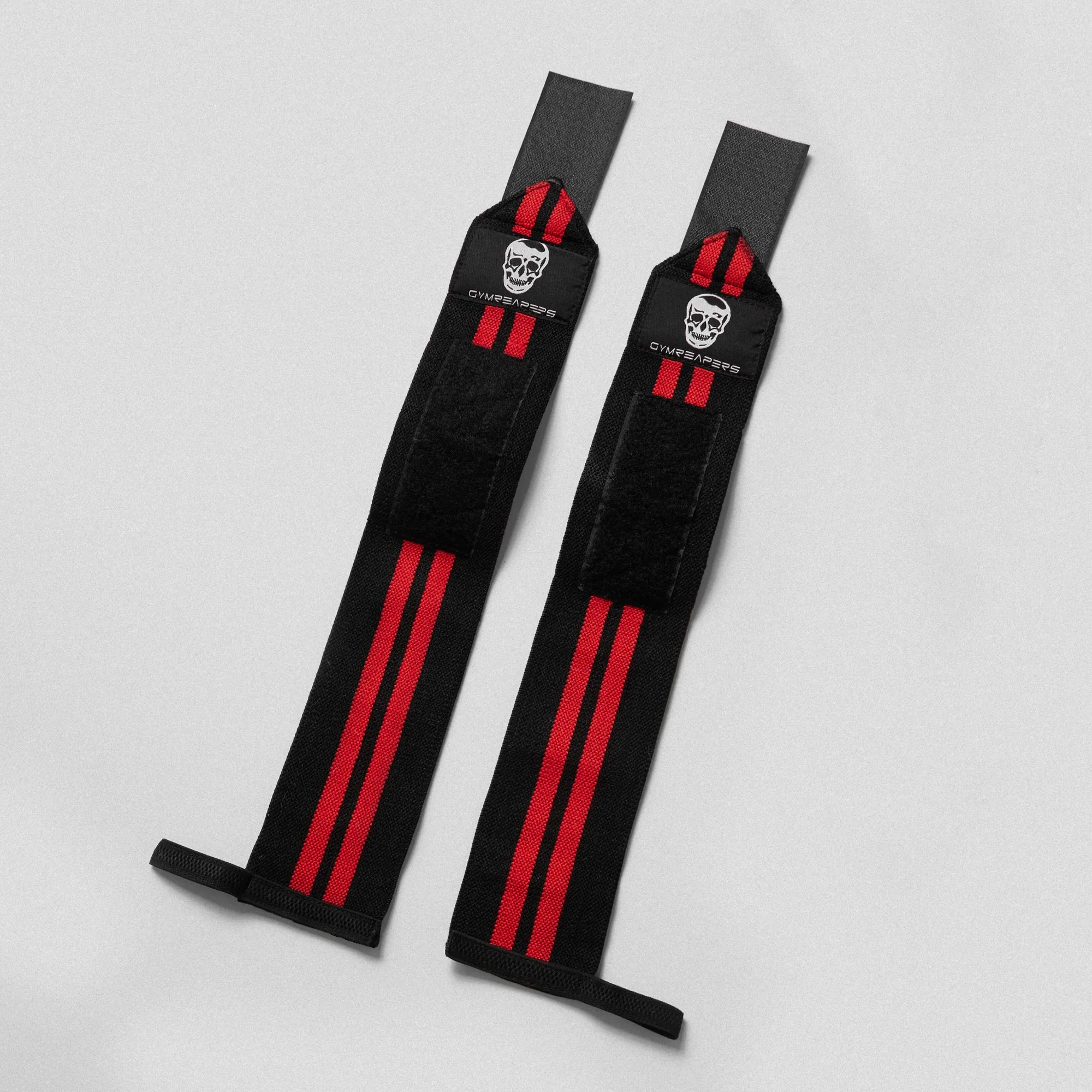 Wrist Wraps - 18" Weightlifting Wrist Support - Red - Image 4